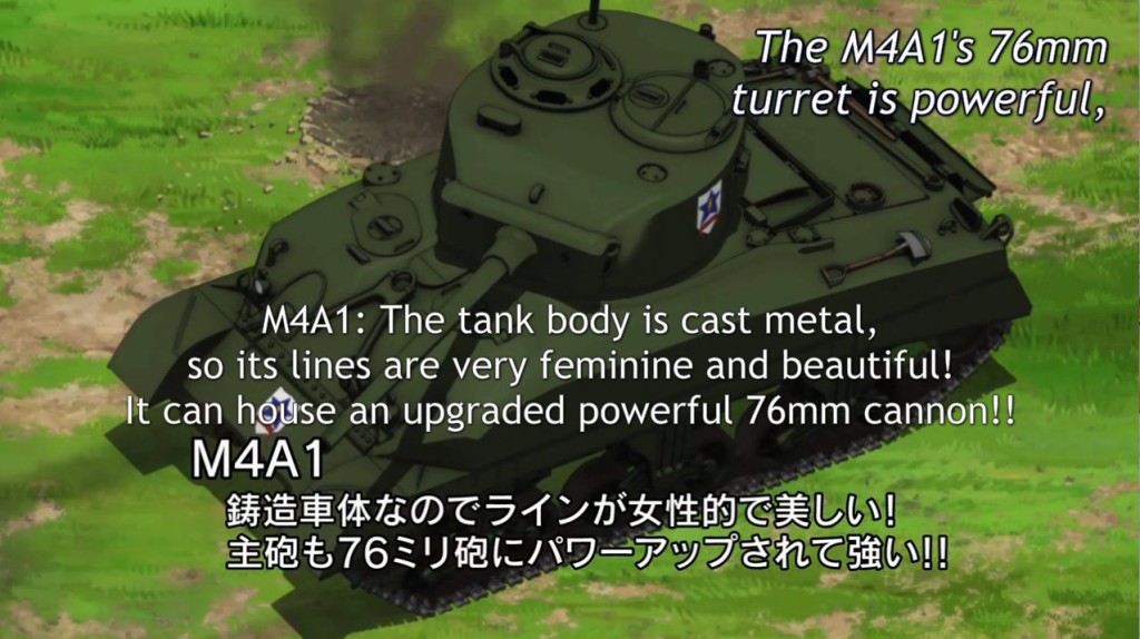 Girls und Panzer has plenty of fanservice, but not of the usual sort.