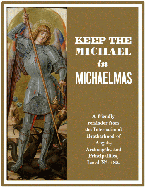 Keep the Michael in Michaelmas